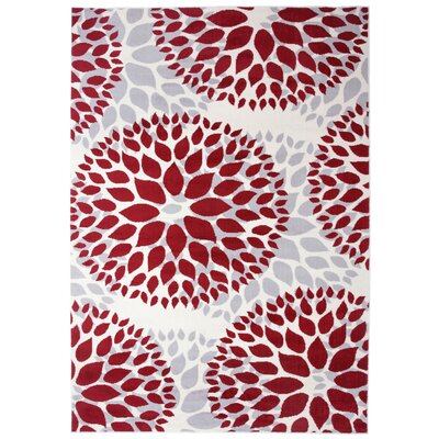 rug area floral ft indoor contemporary modern circles rugs wayfair beaudette